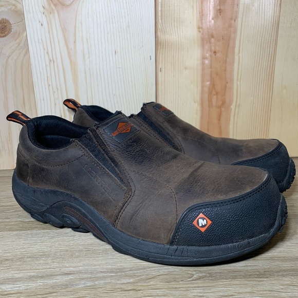 merrell jungle moc comp toe work shoe